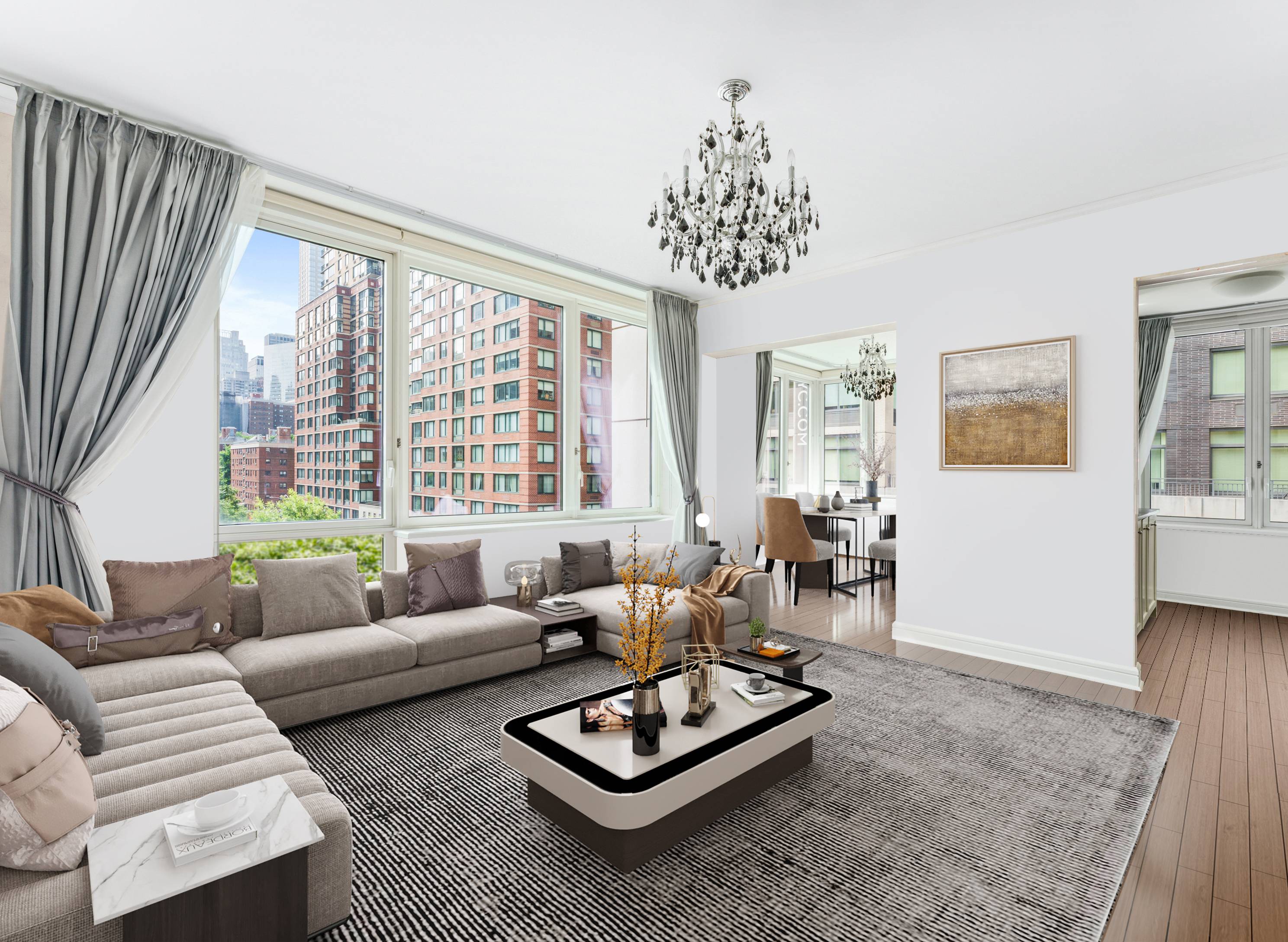 Gorgeous 2 Bedroom 2.5 Bathroom @ The Rushmore Condominium | UWS