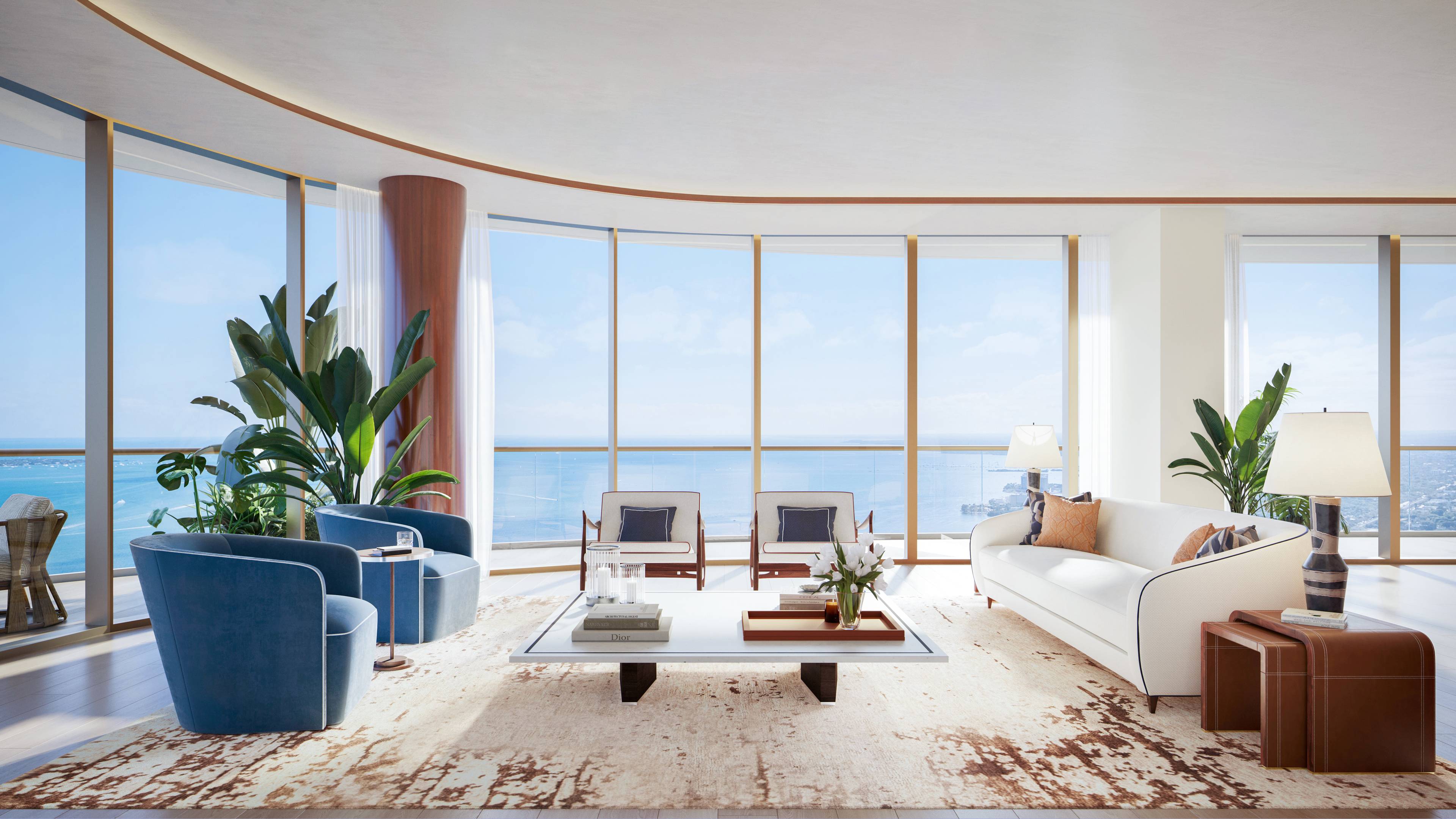 Cipriani Residence Miami 5404 2 bedroom/ 3 bath + den