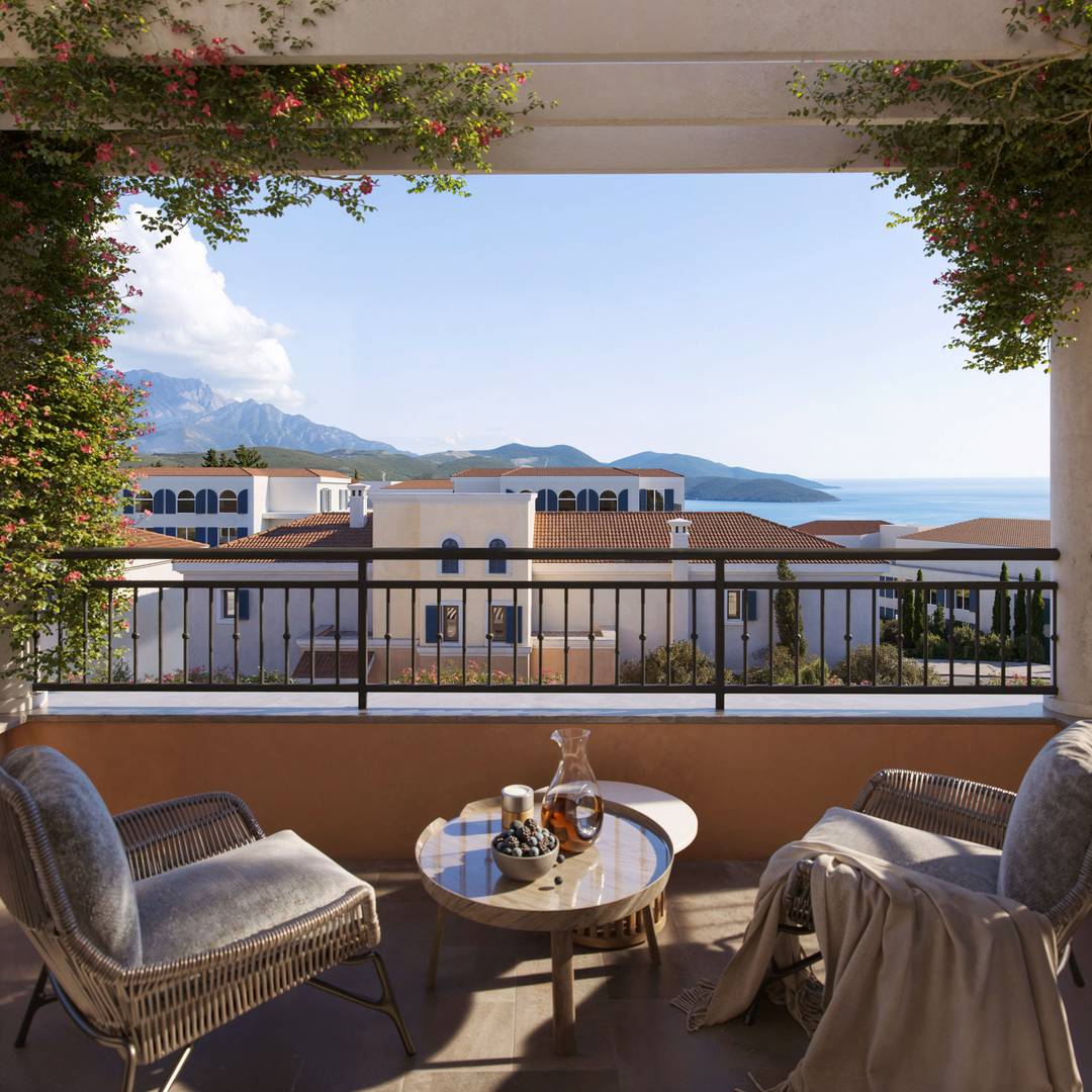 Luxury 3-bedroom apartment for sale in Luštica Bay, Montenegro — prestigious Adriatic family residence