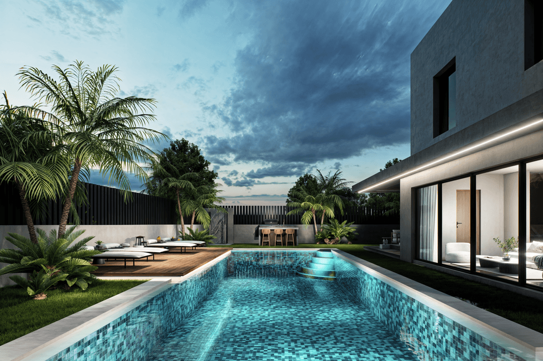 A modern apartment complex, just 150 m. from the organized beach. [Off Plan].