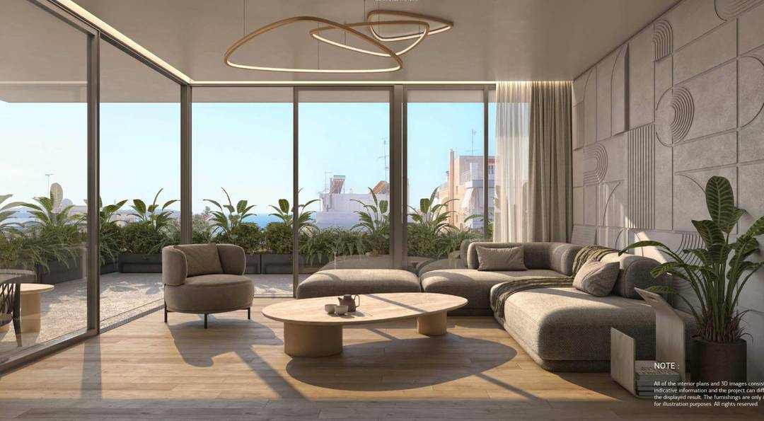 Penthouse Maisonette 3rd & 4th floor with seaviews - Voula