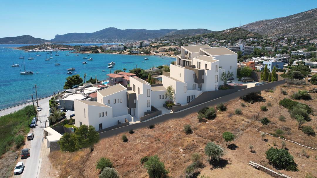 New Porto Rafti Sea-View Maisonette with Large Verandas & Parking