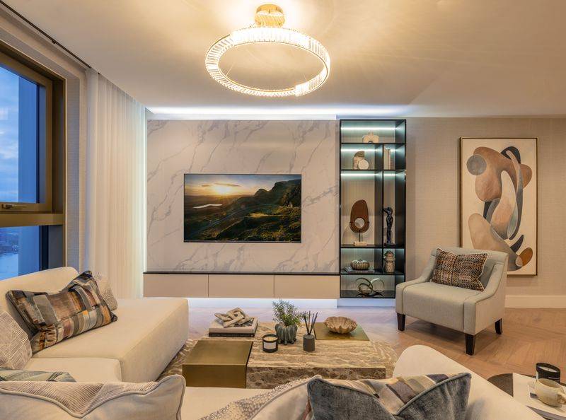 Luxury 2-Bed Duplex Penthouse | One Thames Quay, Canary Wharf, E14