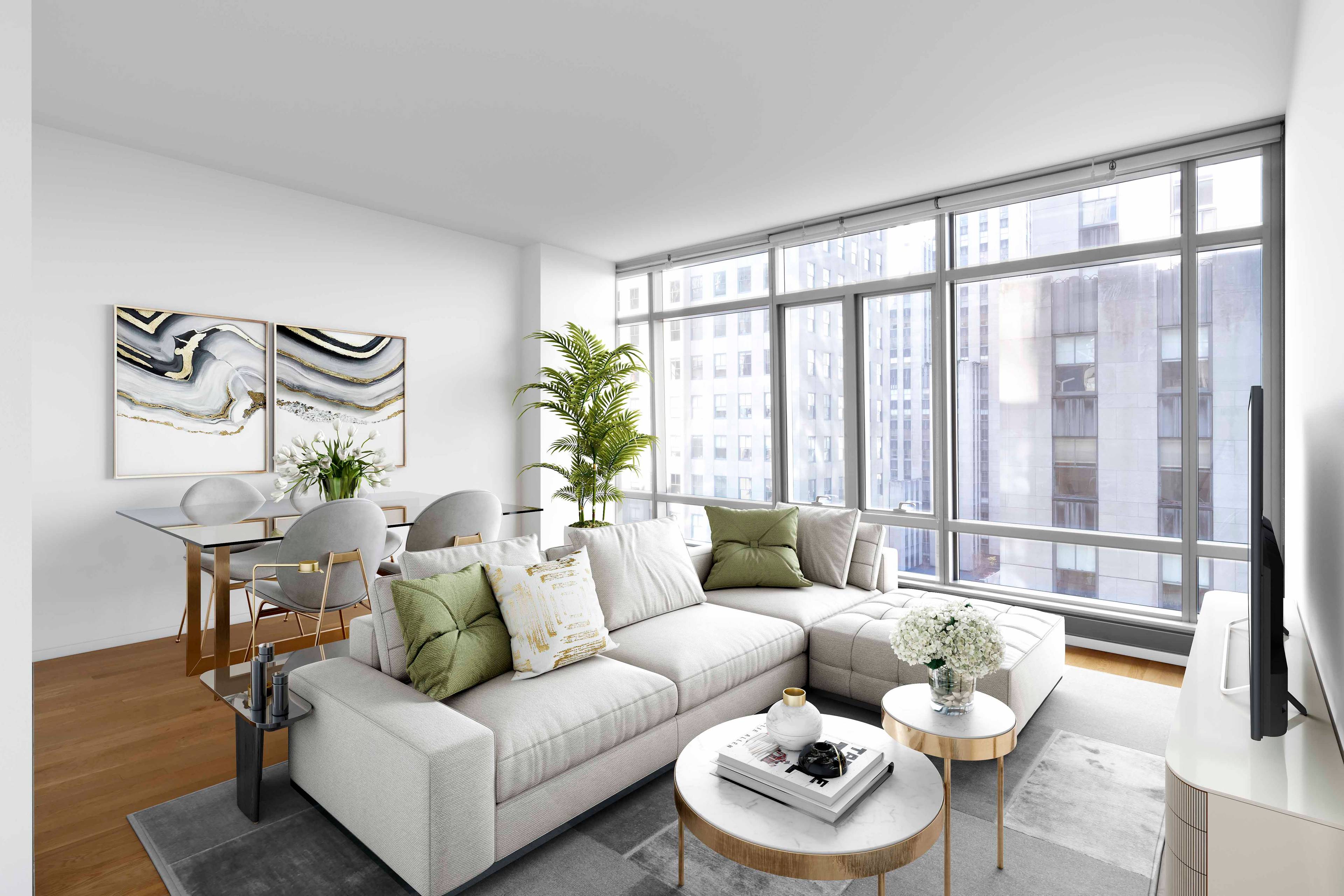 Oversized Condo with Rockefeller Plaza Views
