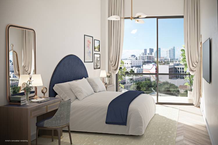 Step into the Extraordinary, First-ever NoMad Residences, making a splash in the vibrant heart of Wynwood, Miami| 2 bedroom, 2 baths  | 840 Sq. Ft.