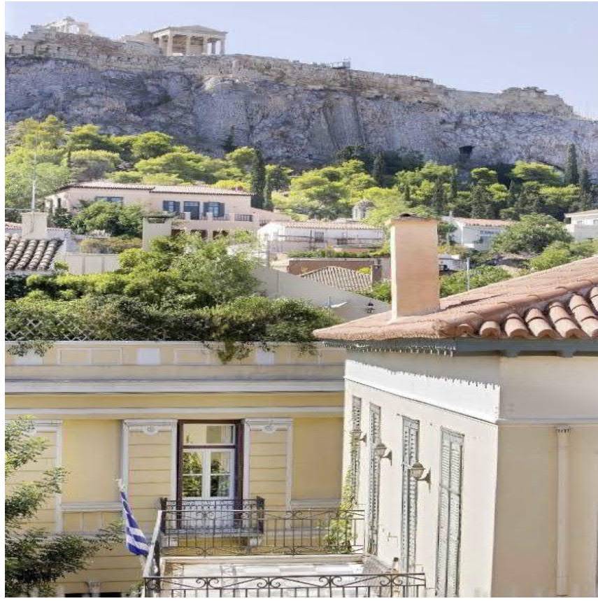 Preserved, Neoclassical, 4 level superb Residence, fully renovated, with breathtaking views of the Acropolis and Lycabettus , in Plaka, Athens