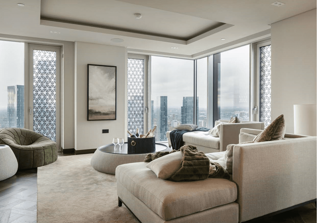 Two Bedroom Penthouse Apartment Located Across The 38th and 39th Floors in Viadux