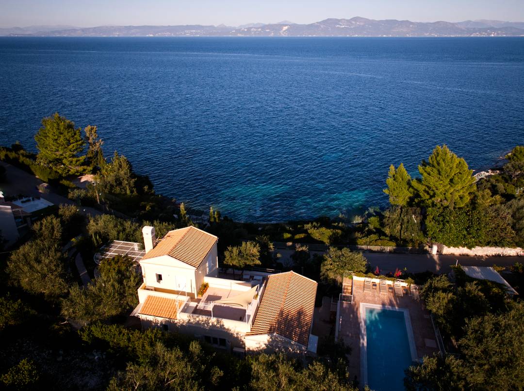 Own the Shoreline: Private Beachfront Villa in Paxos, Corfu