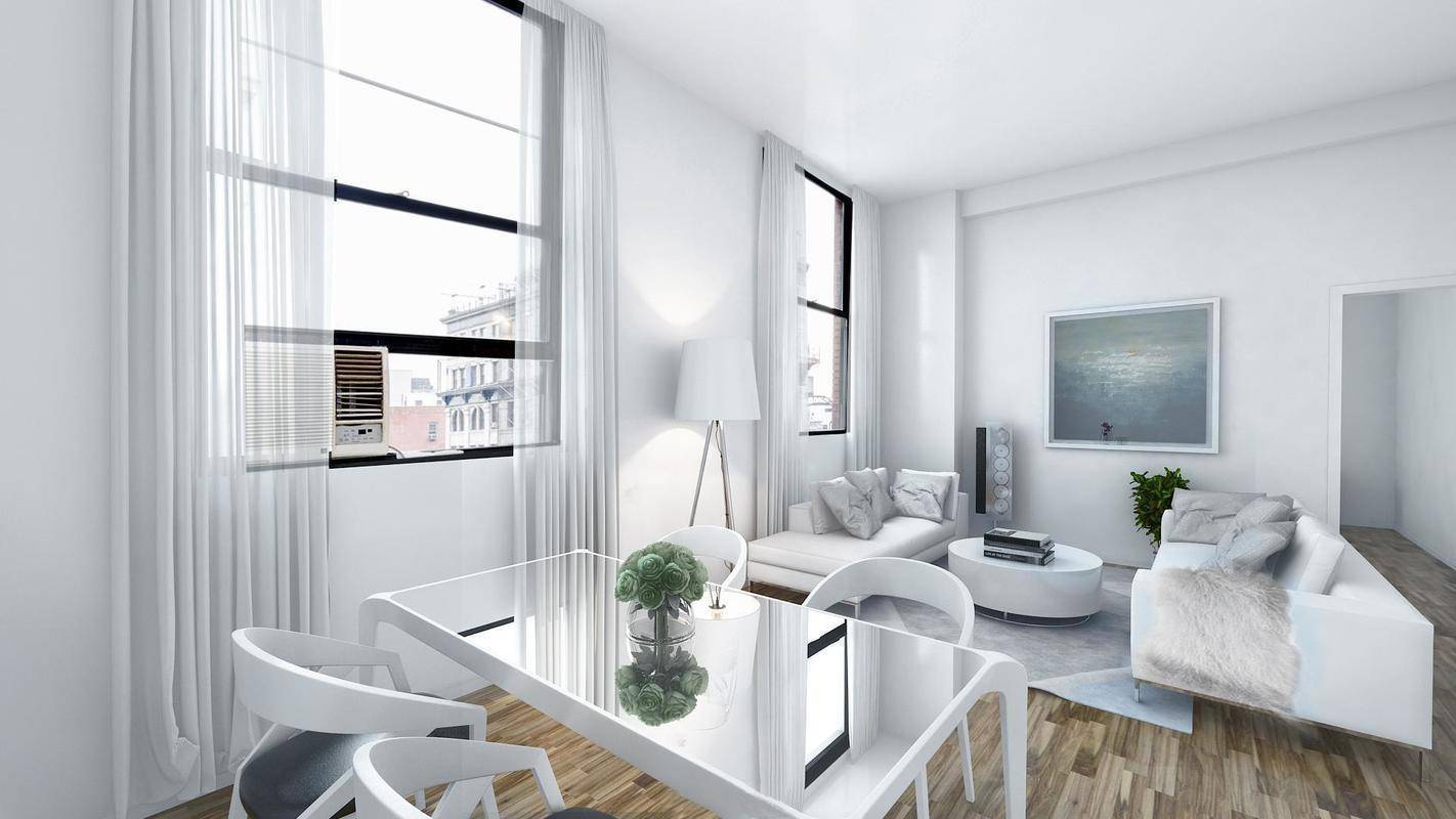 Large Sunny Loft-like Renovated One Bedroom Apartment in Noho for Rent