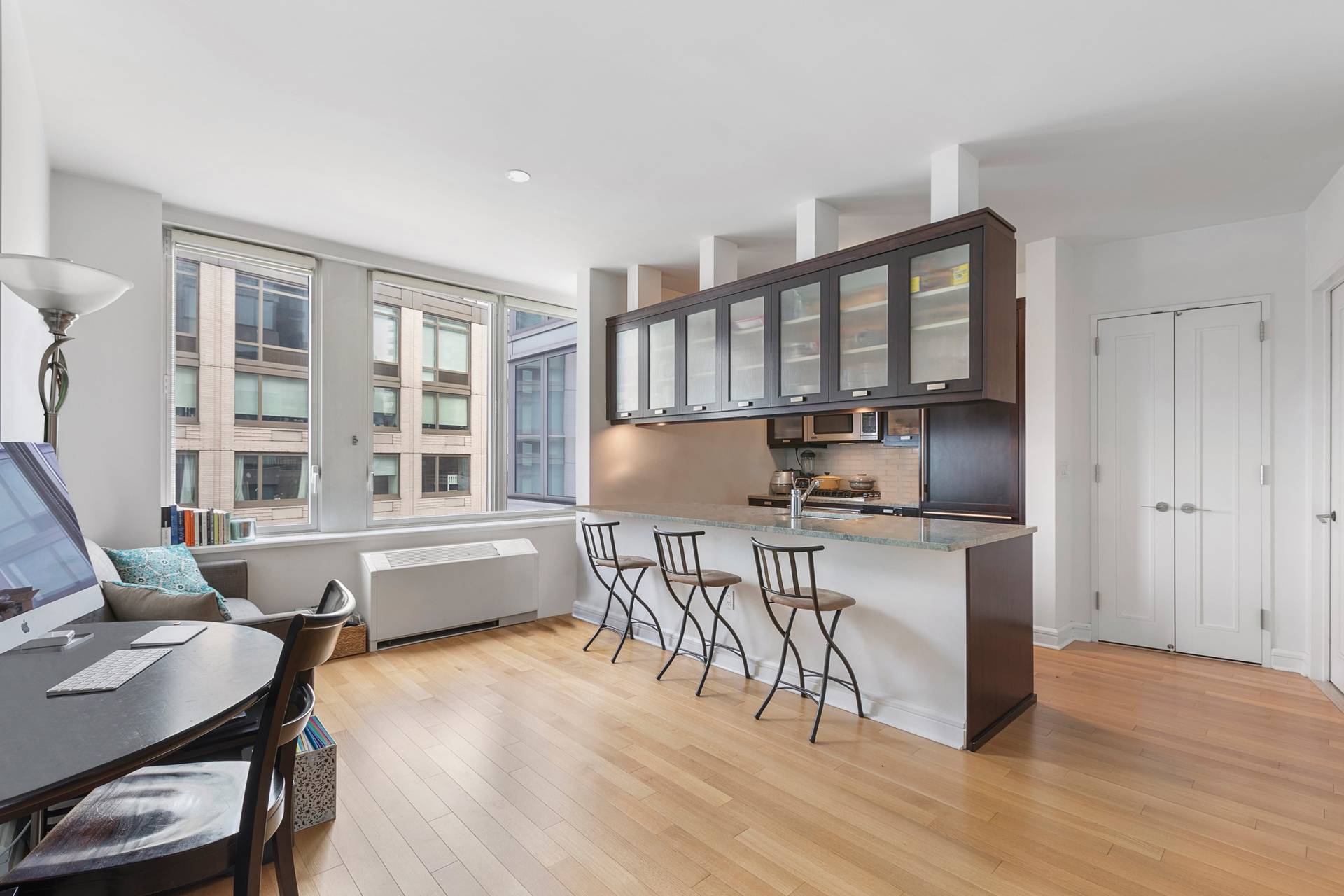 1 Bedroom for Rent at The Rushmore with partial Hudson River views!