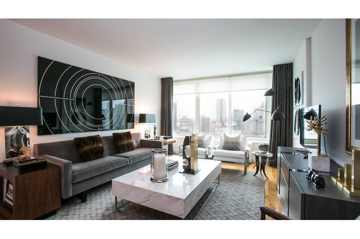 HUDSON YARDS Modern Luxury 2 BED/2BATH w. Sky Lounge/Fitness Center *1 Month Free