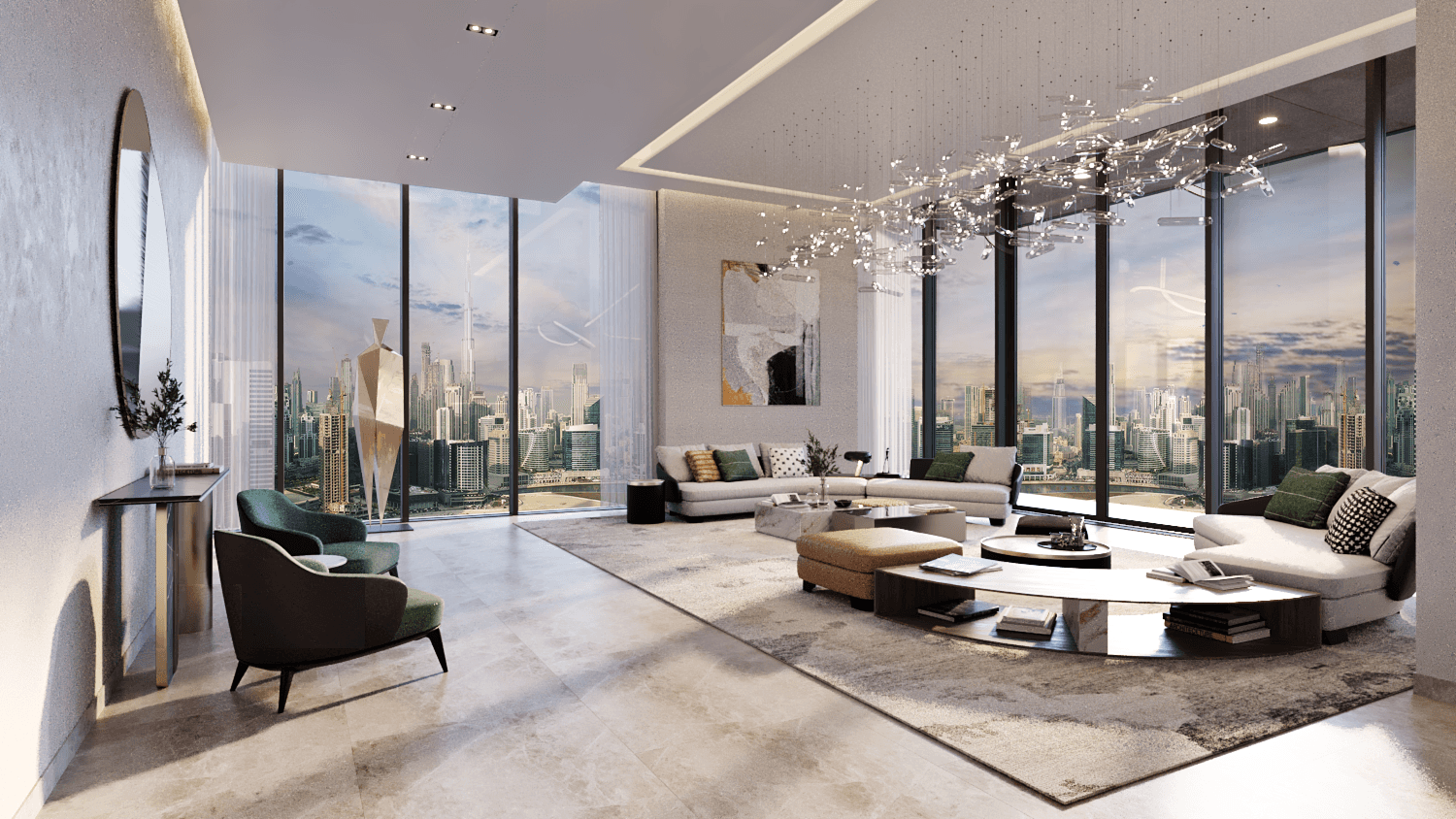 EXPLORE PENINSULA FOUR'S 4-BEDROOM APARTMENT WITH MESMERIZING DUBAI CANAL VISTAS