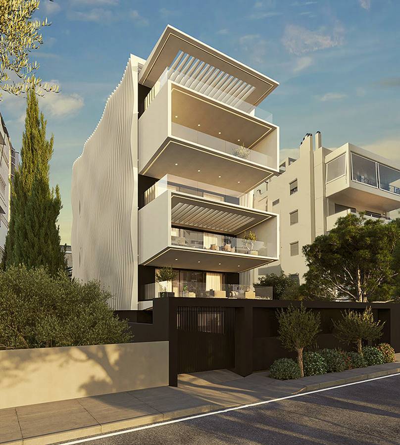 Luxurious 1st Floor Apartment in Glyfada with Swimming Pool