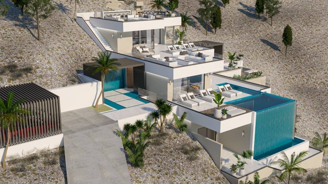 New Modern Spacious Villa with Private Pool & Sea Views./ Apokoronas