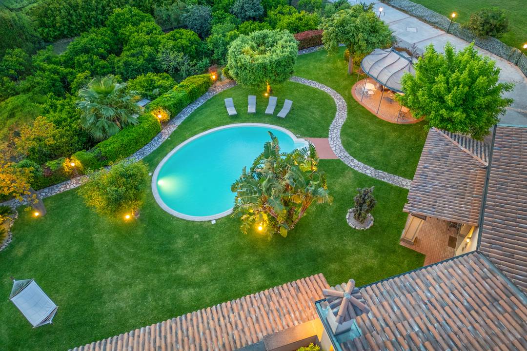 Breathtaking view, bright, exclusive, multi-room villa in Polistena, Reggio Calabria