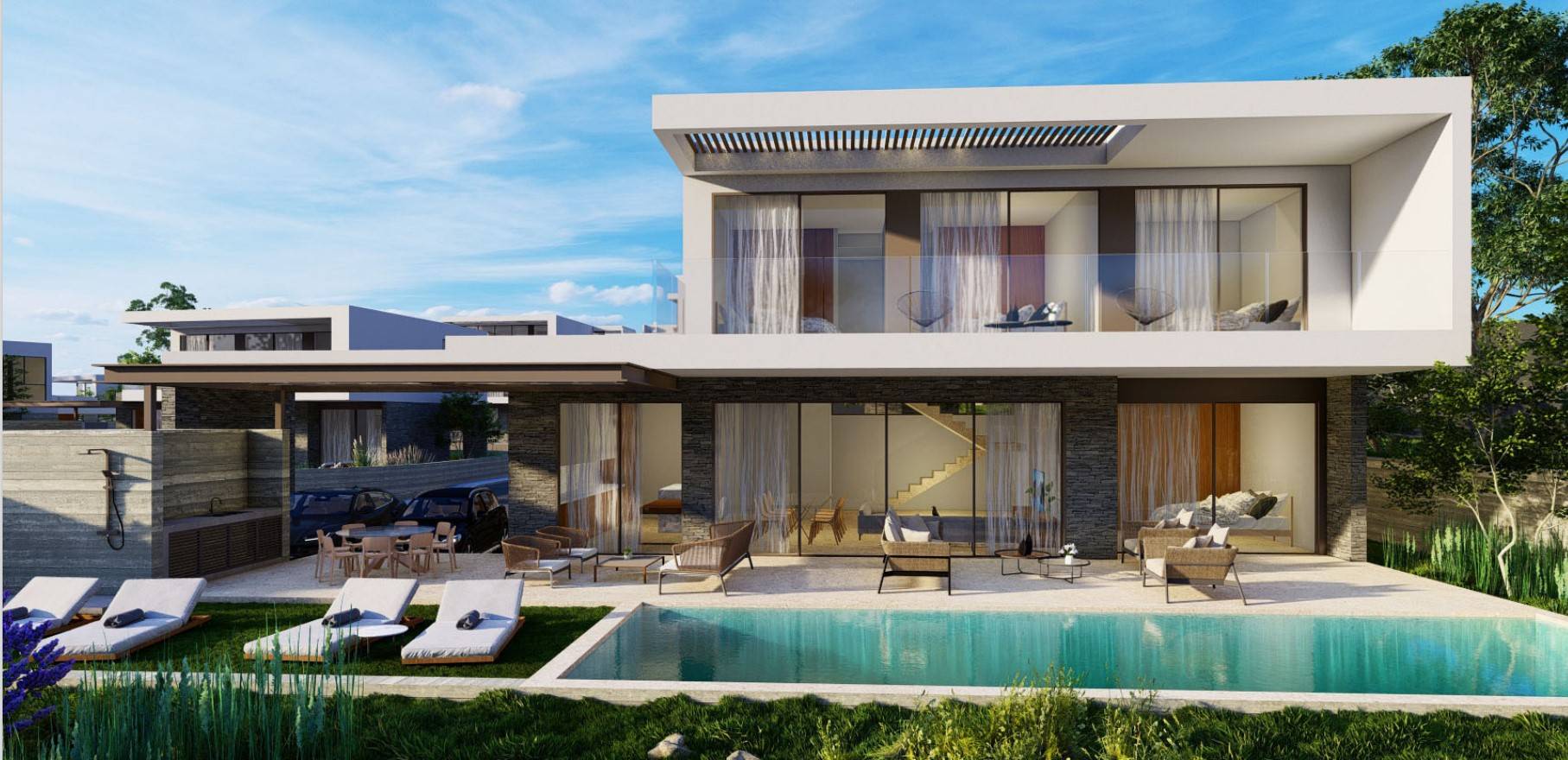 Bespoke luxury villa with sea views