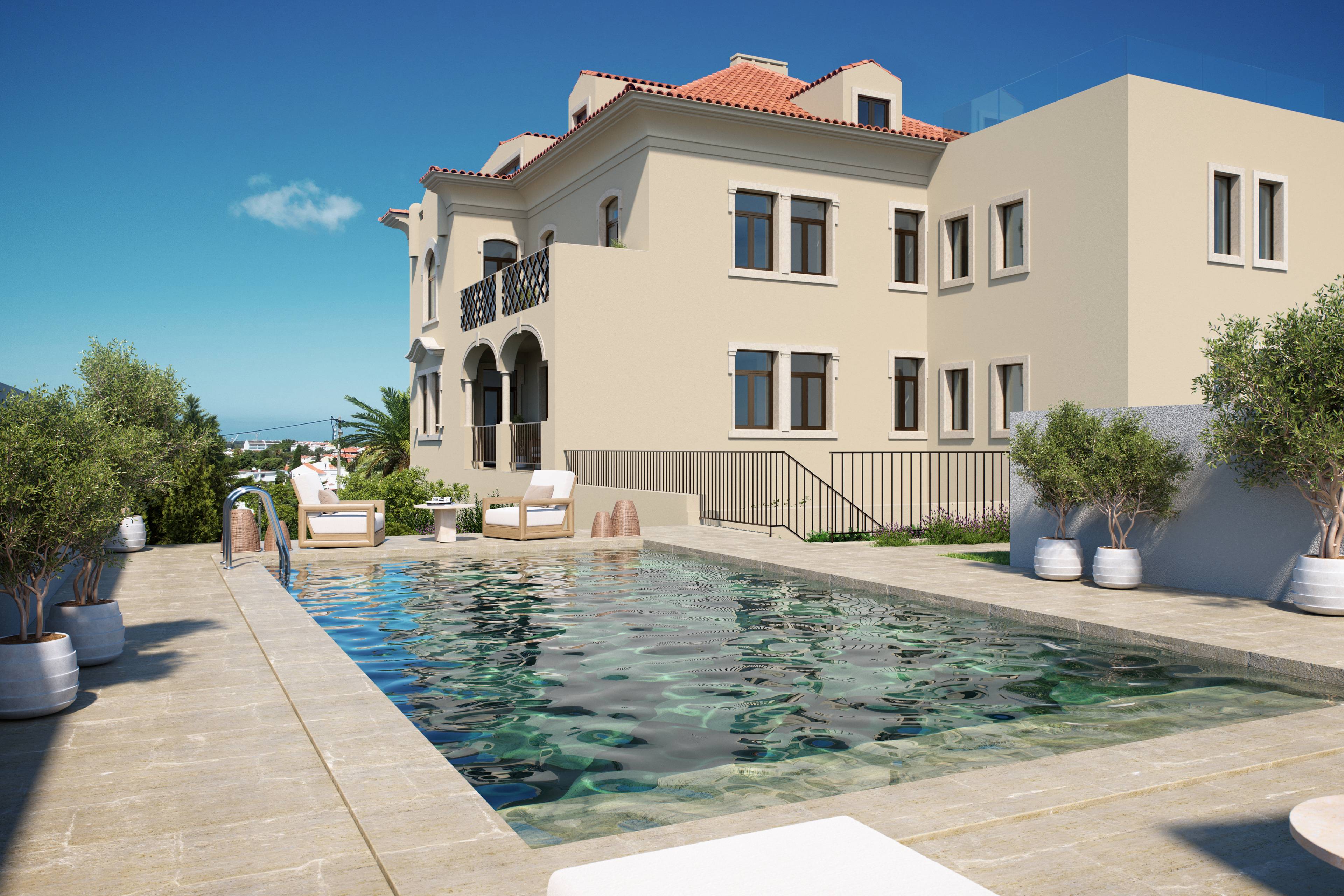 Estoril Apartment | T3 | Indoor/Outdoor Pool | Gym & Spa| 3 Car Garage