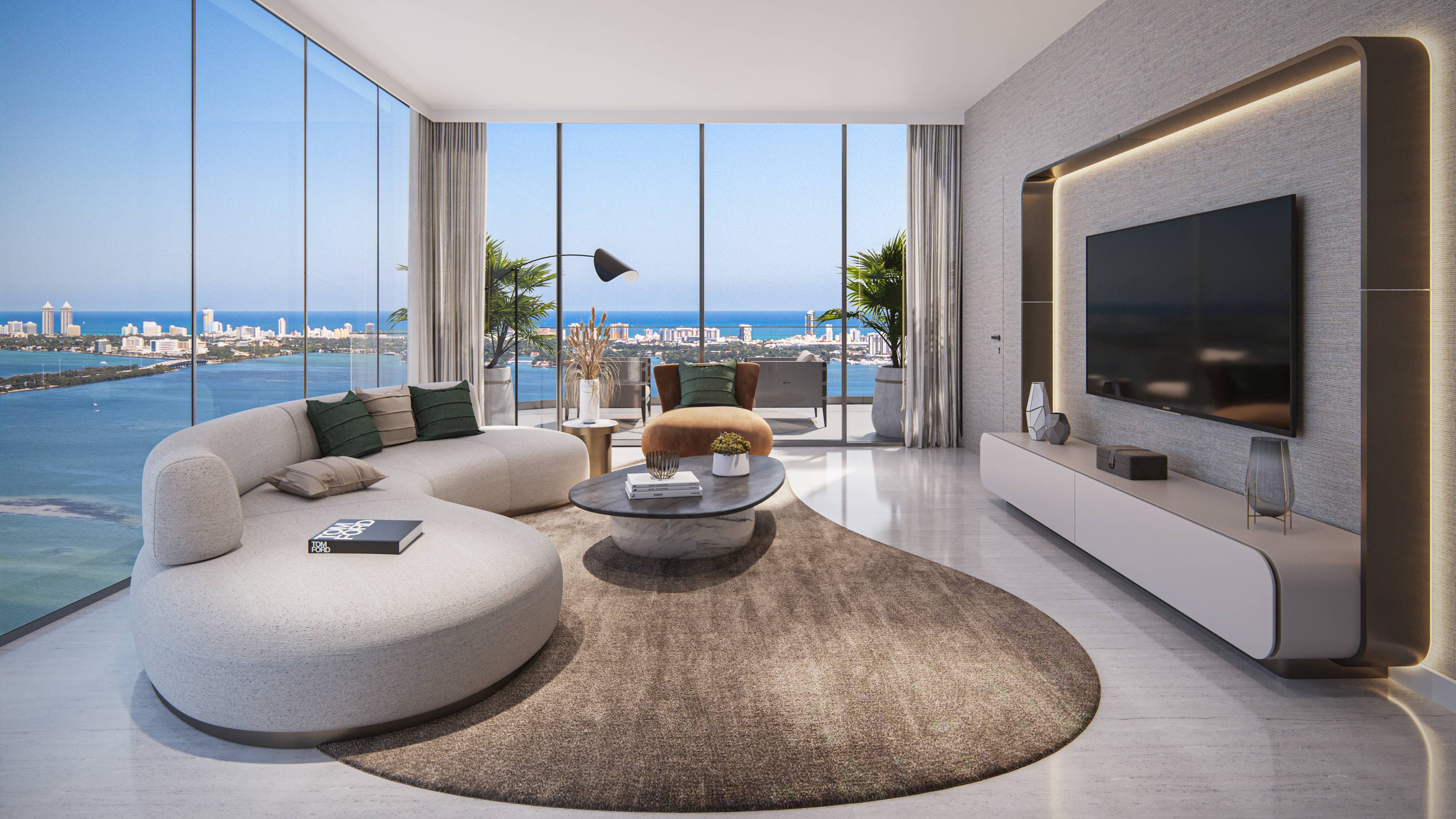 Edgewater Miami | Aria Reserve Residences | 4-Bed + Office, 5.5-Bath Mansion in the Sky