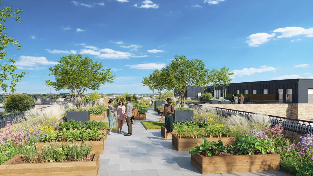 One Bedroom Third Floor Apartment With Terrace in The Willow, Keepers Yard