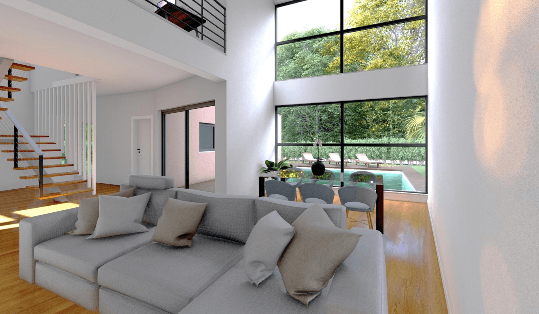 RENOVATED MODERN 3+1 BEDROOM VILLA IN A PRIVATE RESIDENTIAL COMPLEX | GOLDEN VISA | LISBON SOUTH COAST