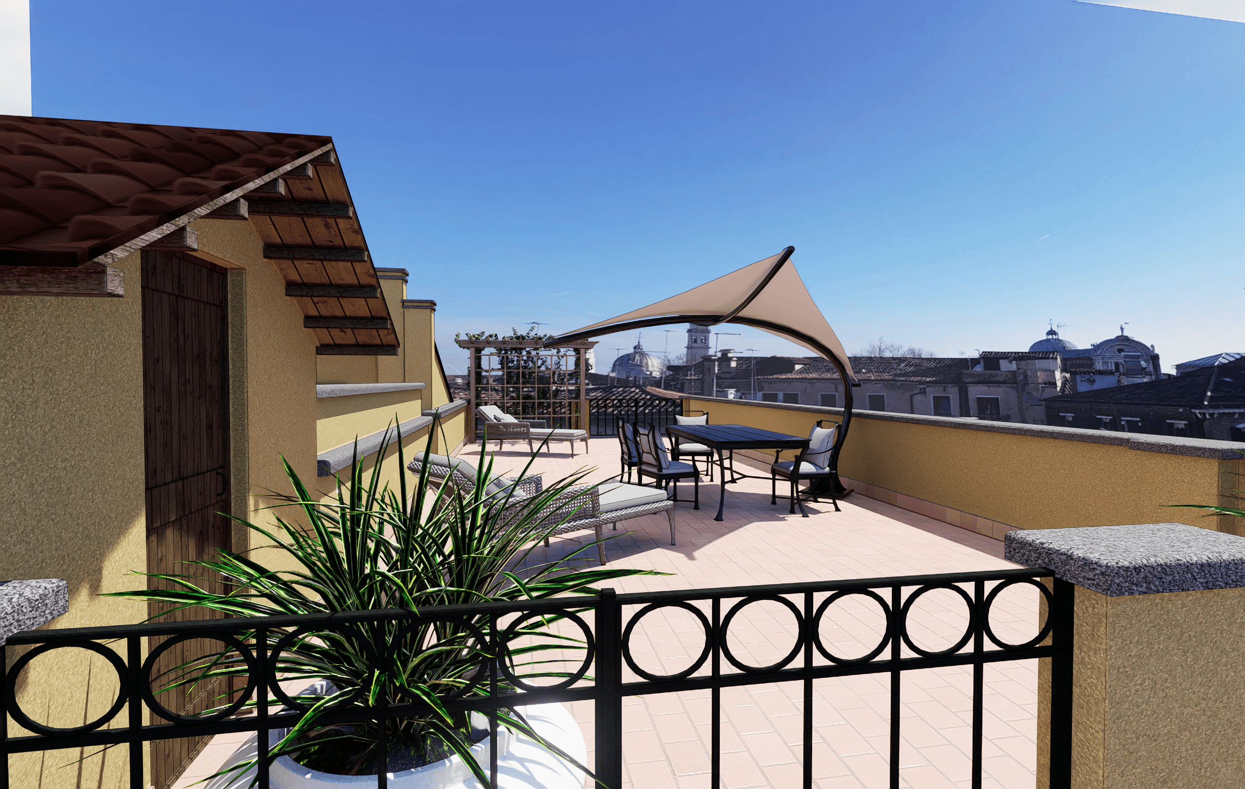 Exclusive Rooftop with Stunning views in the Heart of Venice