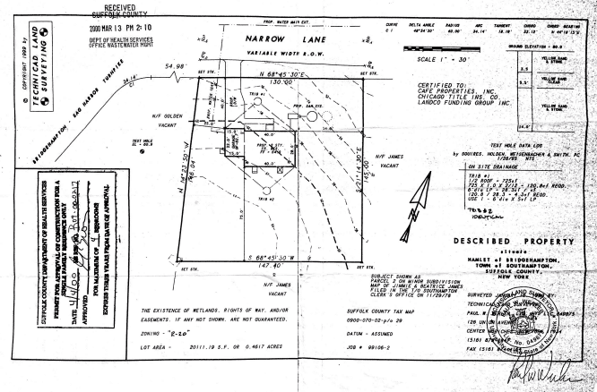Easy as 123 - Vacant land - 123 Narrow Lane Bridgehampton