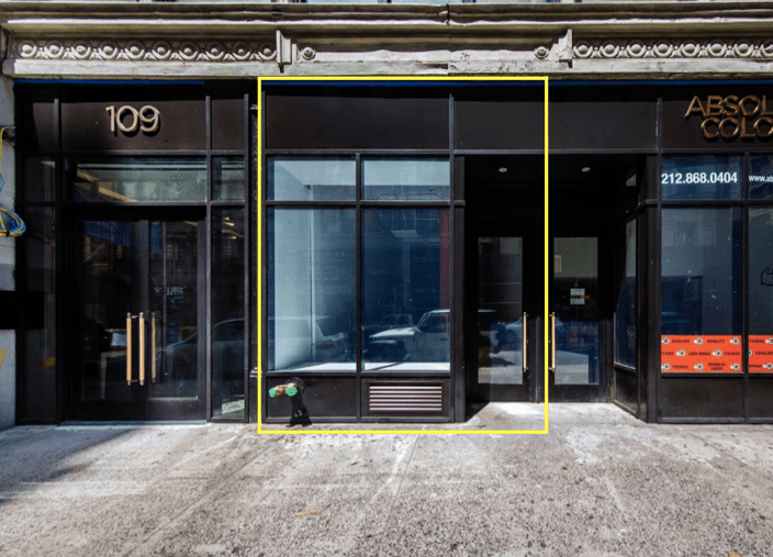 Open Retail/Office/Restaurant Opportunity in Nomad with updated storefront and basement