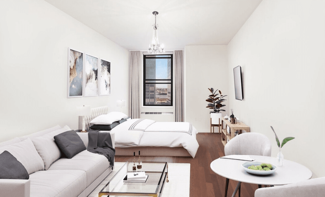 Studio Apartment with Beautiful View, 24 Hour Doorman, and Rooftop Terrace!