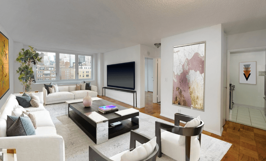 Full Service, Spacious 2BR/2.5BA in Luxury Building, No Fee