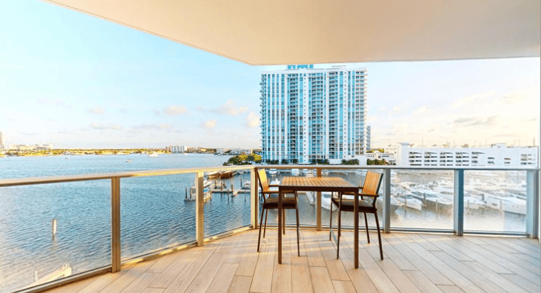 North Miami Beach Furnished Corner Unit | 2/2 |