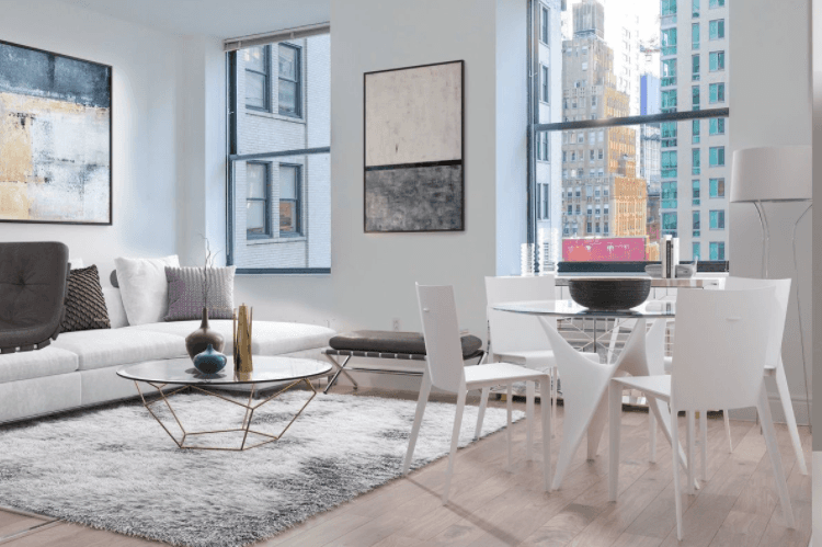 Modern 2BR/2BA, W/D in unit, No Fee