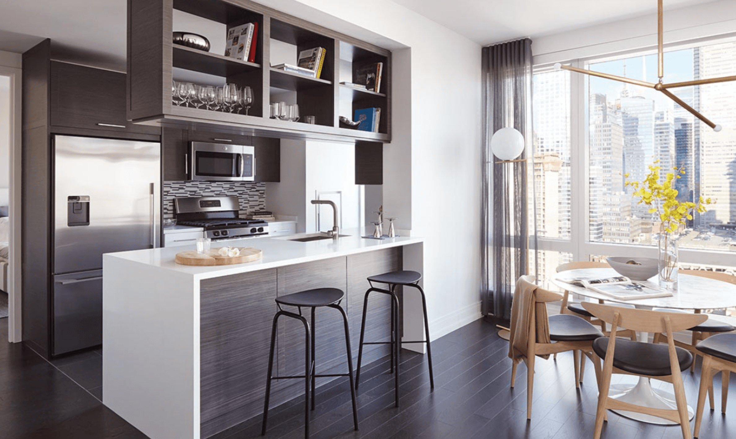 Hell's Kitchen 1BR/1BA in New Luxury Building, w/d in unit