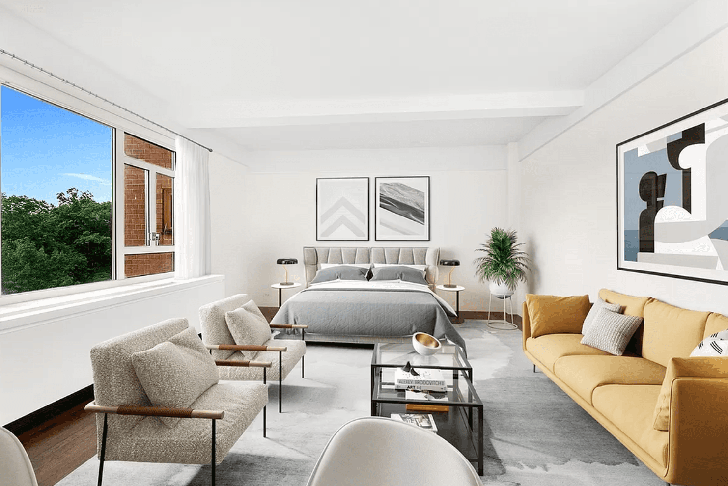 10 Floor Studio Steps From Central Park, Beautifully Renovated and Pin Drop Quiet