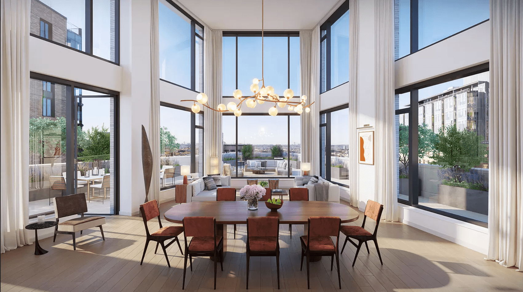 Brooklyn Penthouse with Massive Landscaped Roof-deck and NYC Views