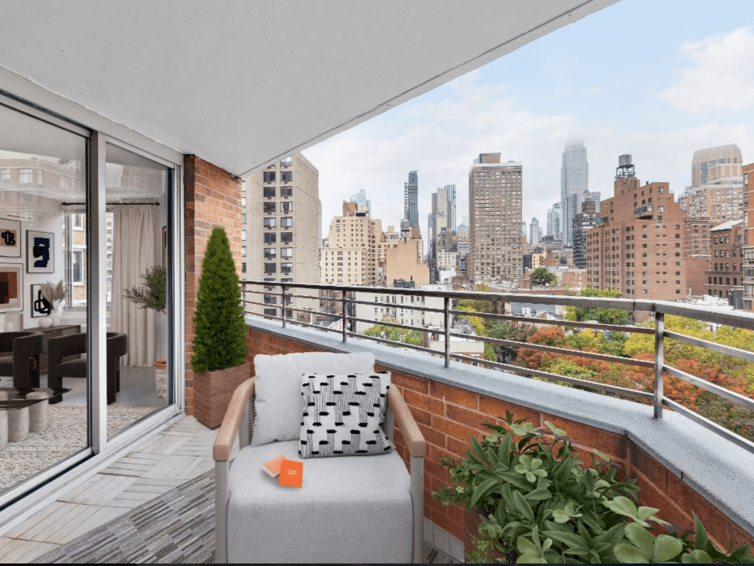 2 Bedroom 1 Bath With Outdoor Terrace in Prime New York City