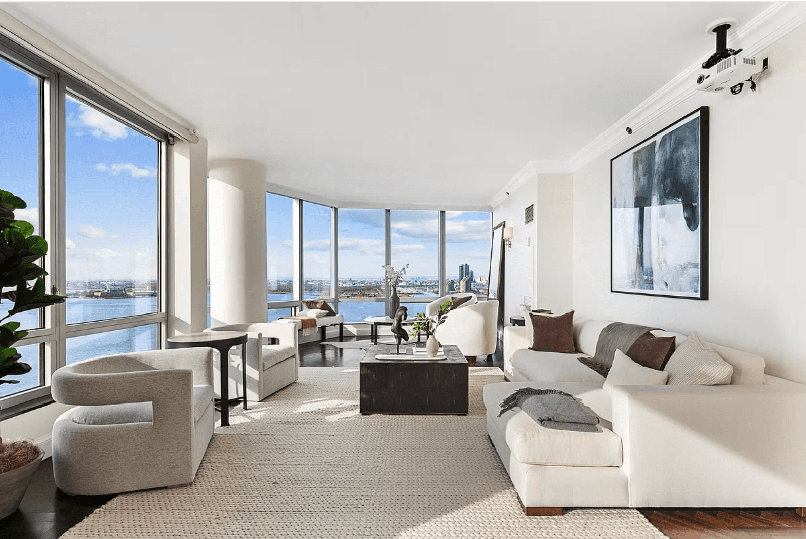 Downtown NYC Panoramic Waterfront Condo Rental