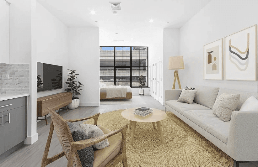 LARGE ALCOVE STUDIO FULL SERVICE LUXURY RENTAL IN THE HUNTERS POINT/LIC WATERFRONT NEIGHBORHOOD SECTION!
