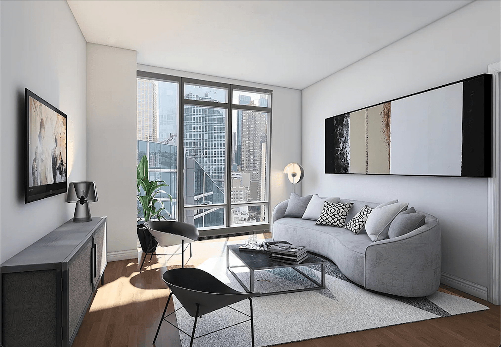 Luxury 1-Bedroom at Waterline Square – City Views & World-Class Amenities