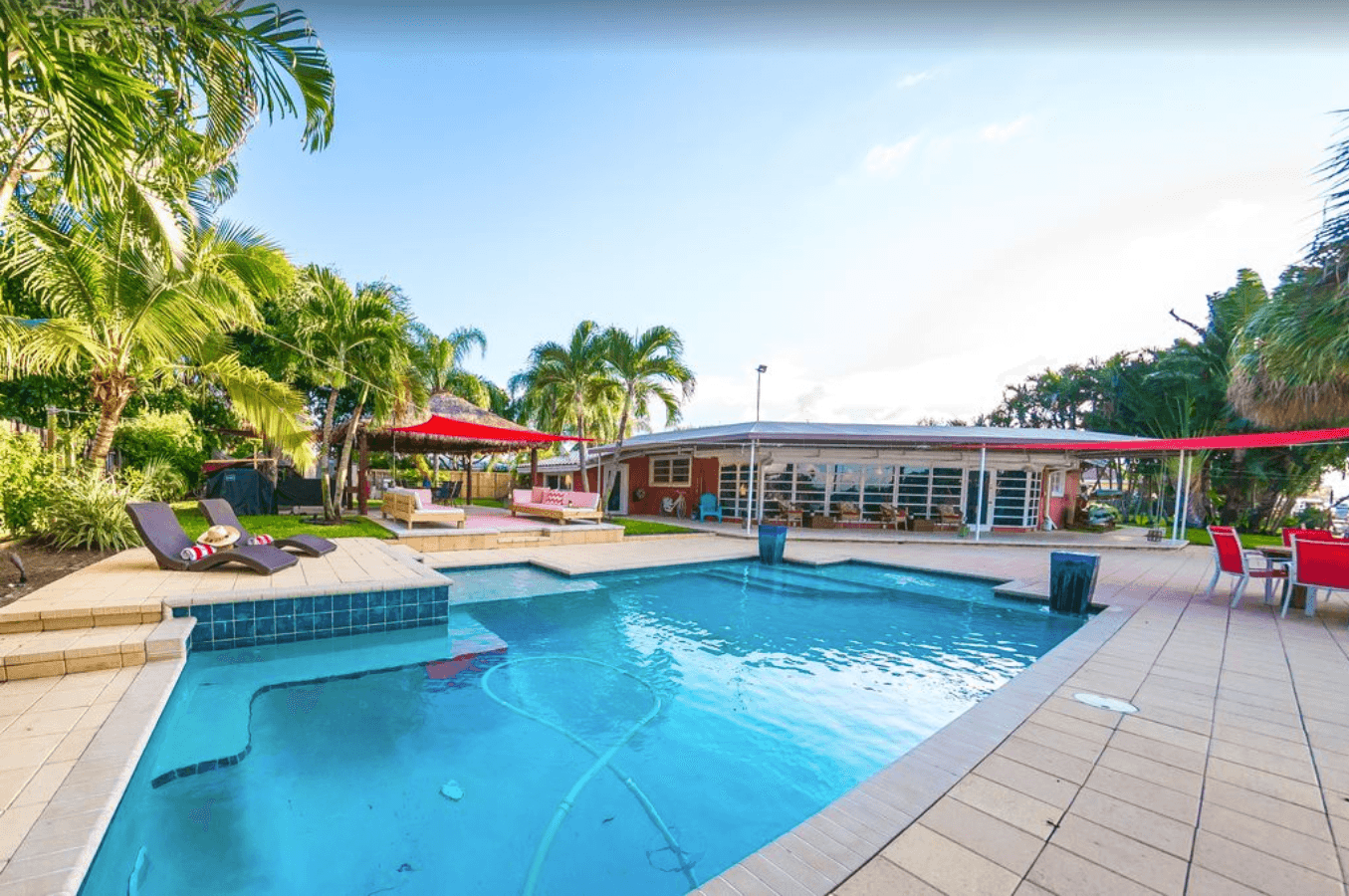 2700SF Waterfront Zen Paradise 5BR/3.5BA Resort Home w/Heated Pool, Tiki Hut