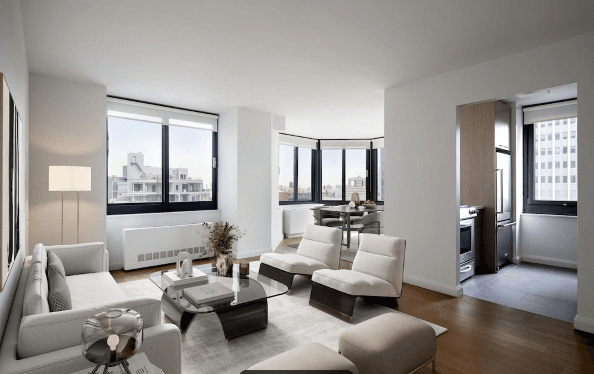 2BR Tribeca Corner Apt