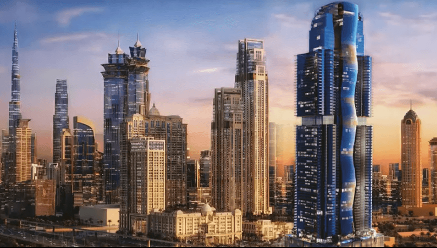 Luxurious 3 Bedroom Oasis with Sheikh Zayed Road Panoramas from an Elevated Floor