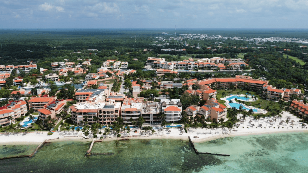 Beach front condominium in  Cielo Maya Puerto Aventuras #102