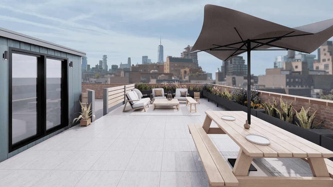 3 Bedroom Duplex with Private Rooftop Terrace in West Village, W/D in unit