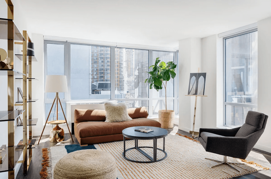 3 Beds/3 Baths Penthouse in Luxury Amenity Filled Tribeca Building W/D in Unit and Private Terrace