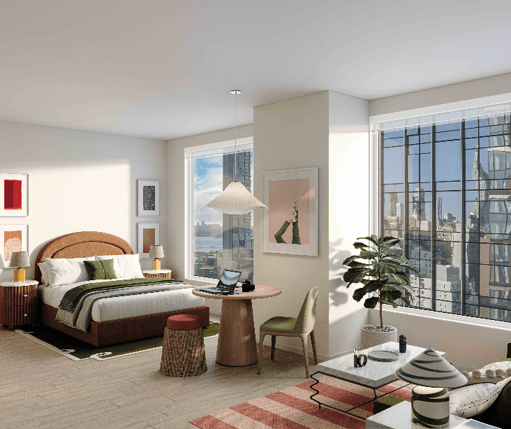 No Fee, Luxury Alcove Studio with in-unit W/D