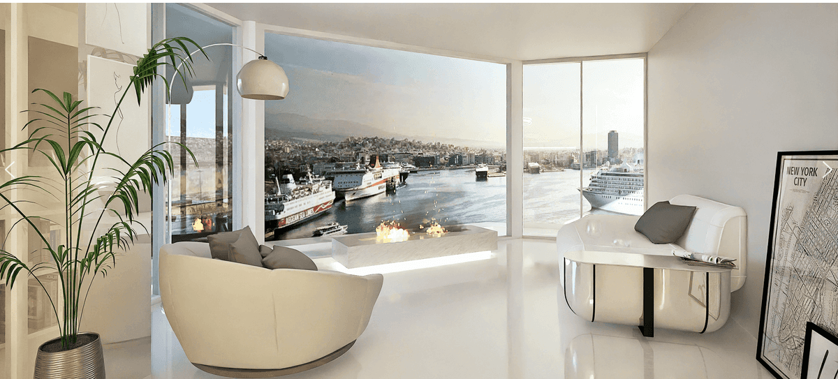 Apartment with unique breathtaking views.