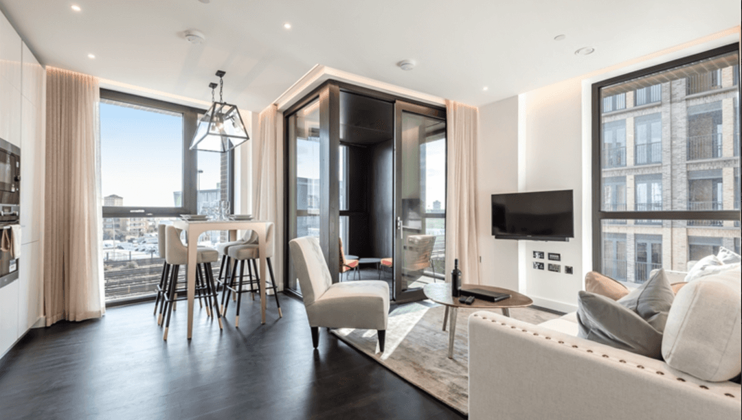 2 Bed Manhattan loft-style in Nine Elms