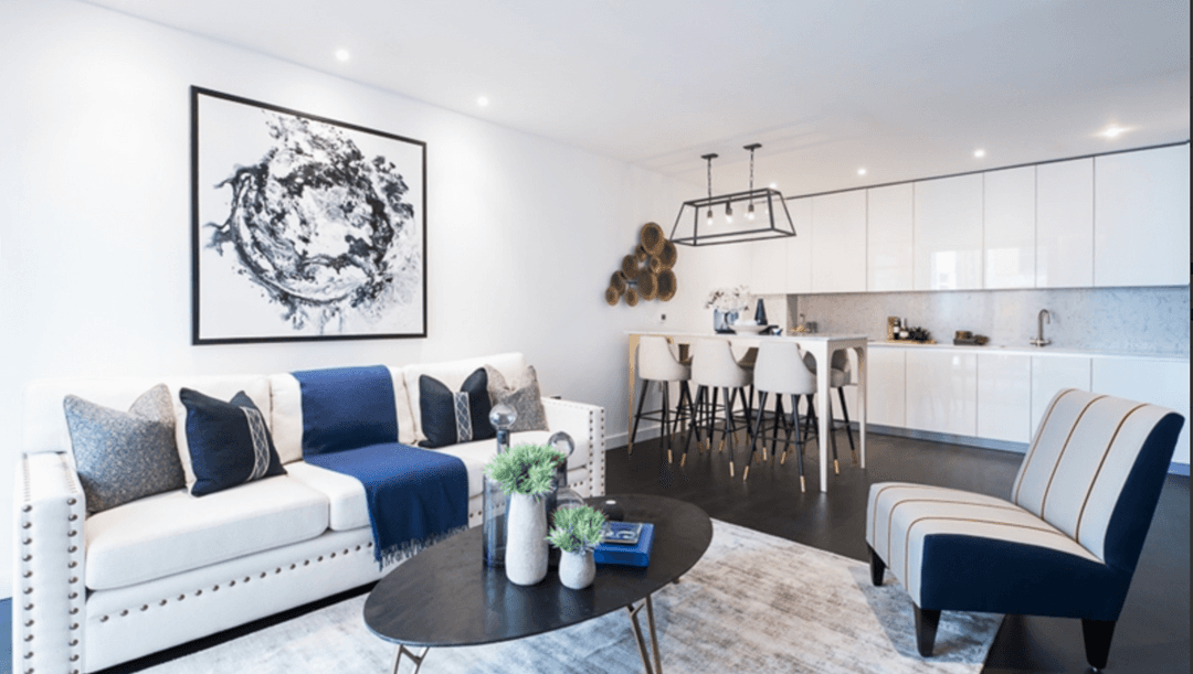Grand Three-Bedroom Luxury Residence in Prestigious Nine Elms