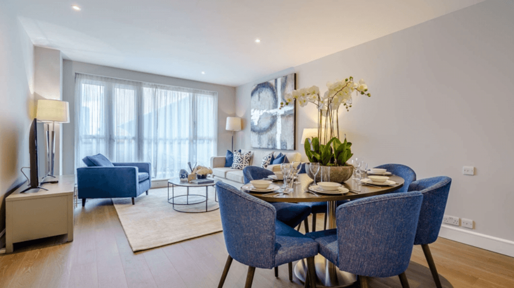 Interior Designed 2-Bed Waterfront Apartment