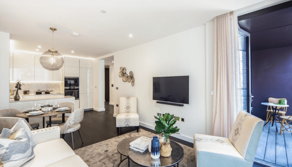 Elegant Sixth Floor Two-Bedroom Apartment with Private Balcony & Concierge